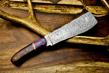 12 Custom Handmade Damascus Steel Chef Knife  Full Tang Kitchen Masterpiece 3