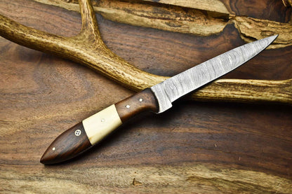 12 Inch Real Damascus Steel Chef Knife  Hand Forged Kitchen Blade 3