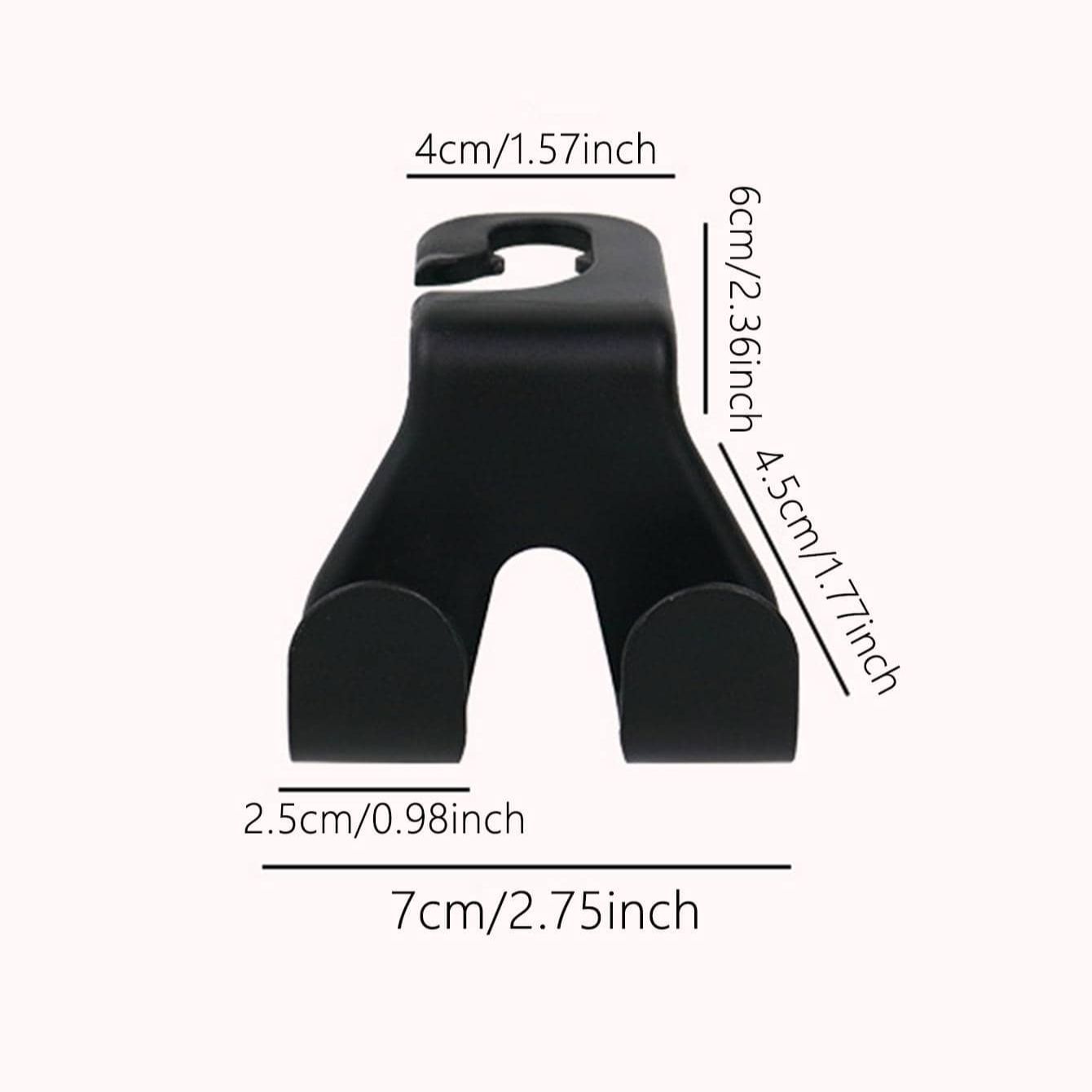 Creative Rear Car Phone Holder, Concealed Multi Functional Car Seat Back Hook, Automotive Accessories