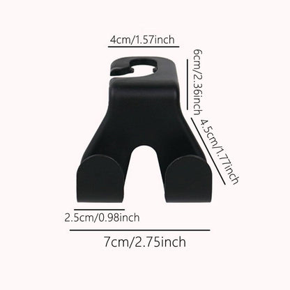 Creative Rear Car Phone Holder, Concealed Multi Functional Car Seat Back Hook, Automotive Accessories