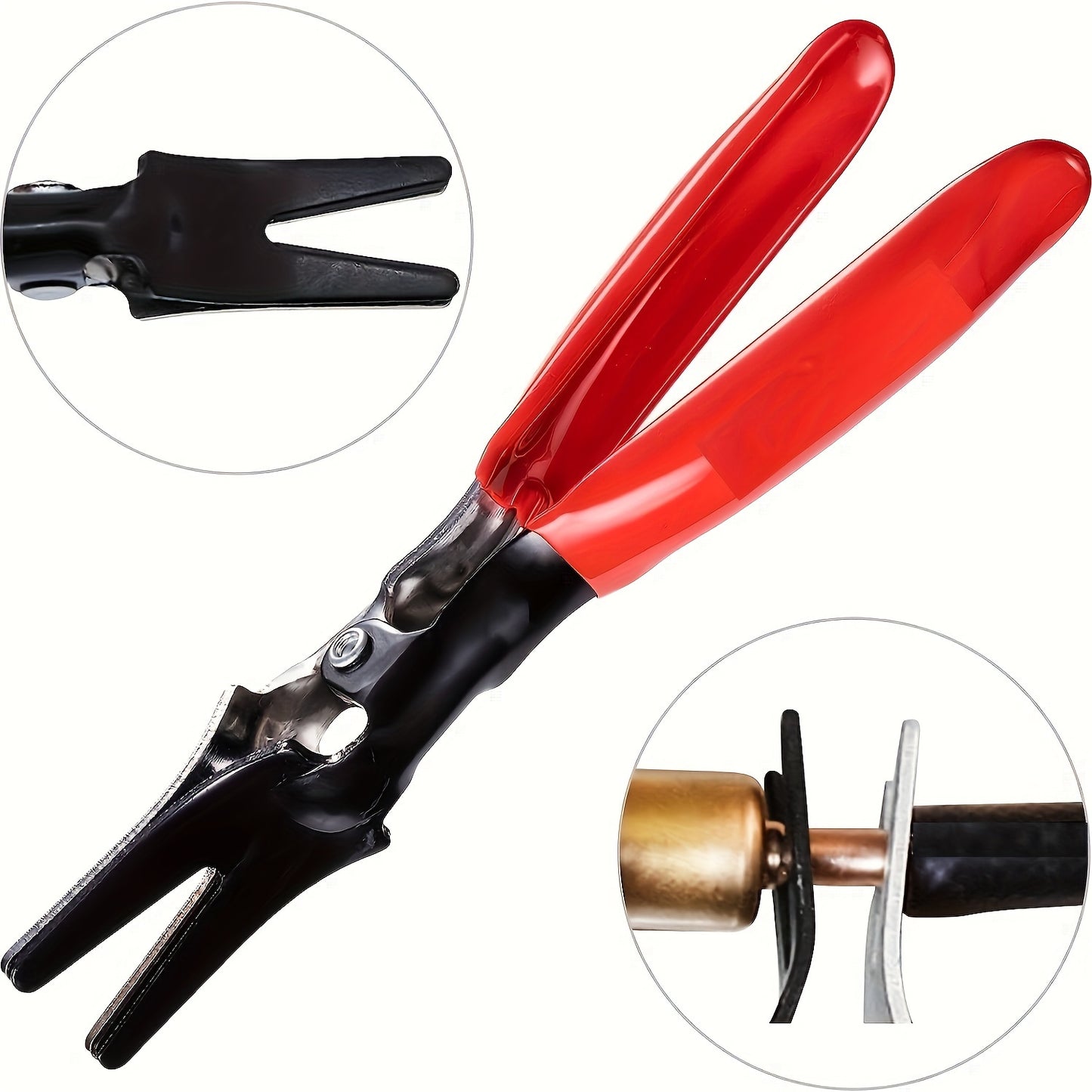 Fuel Hose Tube Clamp Automobile Pipe Separation Pliers Oil Pipe Buckle Removal Tool Car Tubing Tigh 5