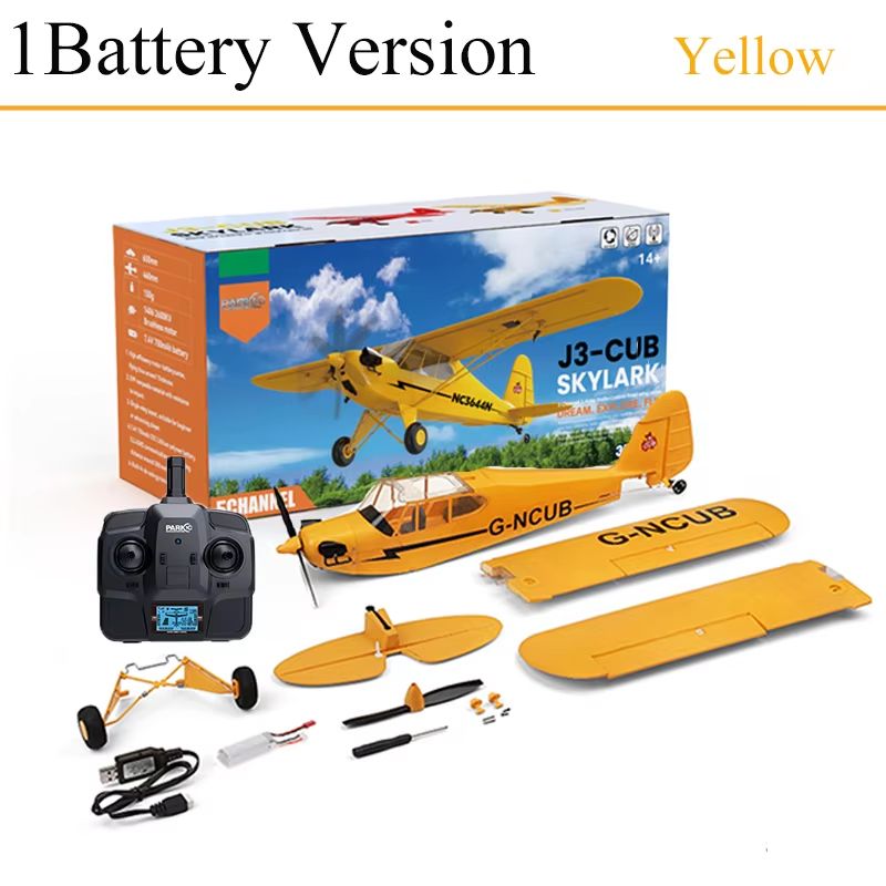 WLtoys A160 J3CUB RC Airplane  5Channel Brushless Motor 24GHz Remote Control 3D6G Stabilization Rea 7