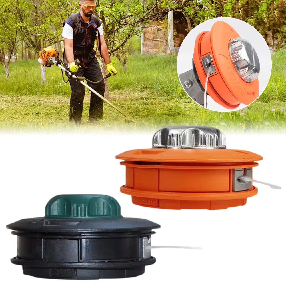 Automatic Grass Trimmer Head For Gasoline Brush Cutters  M10x125mm Durable PA6 Nylon Easy Install 3