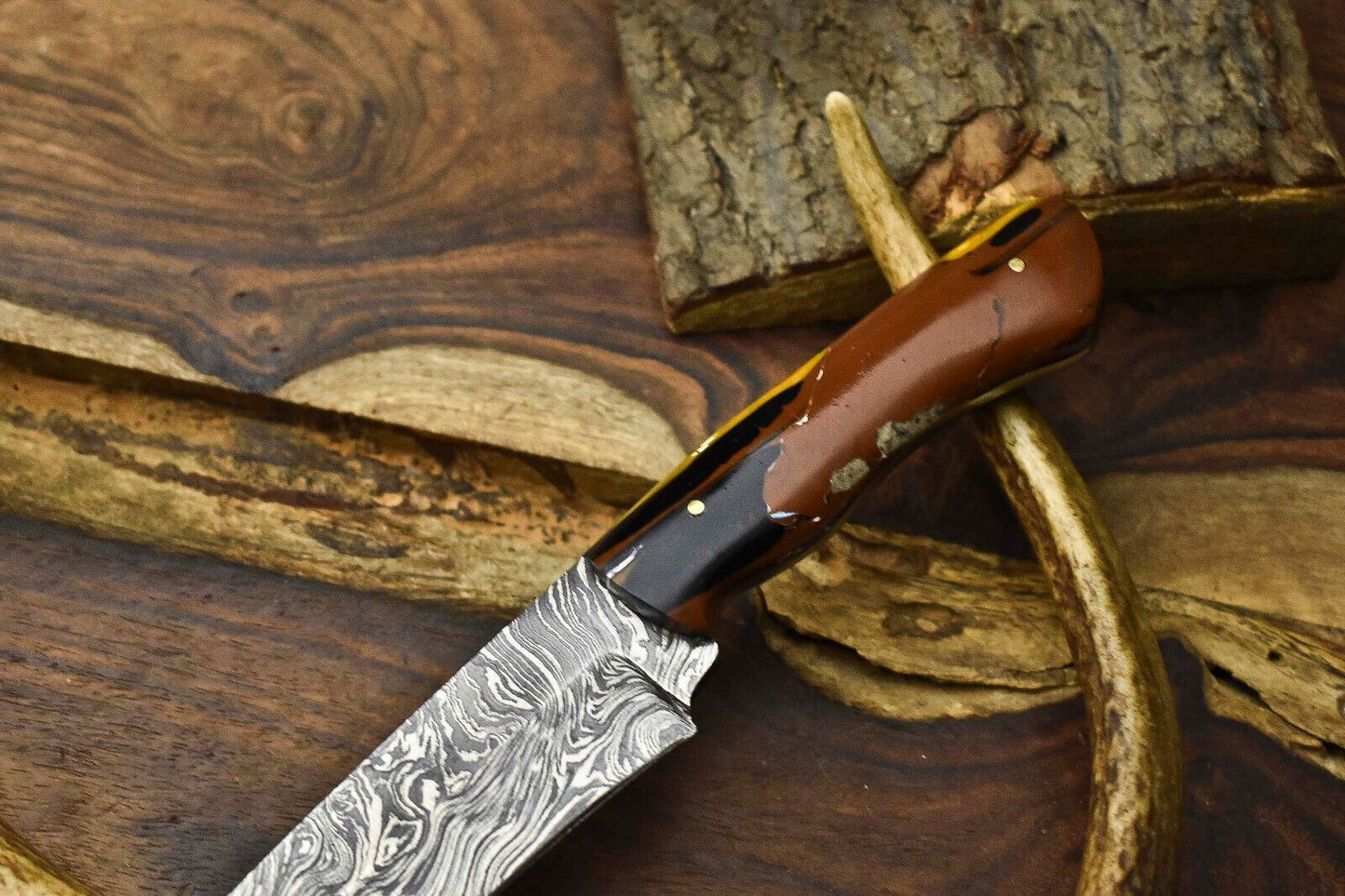 Professional Handmade 12 Damascus Steel Chef Knife With Full Tang Blade 1