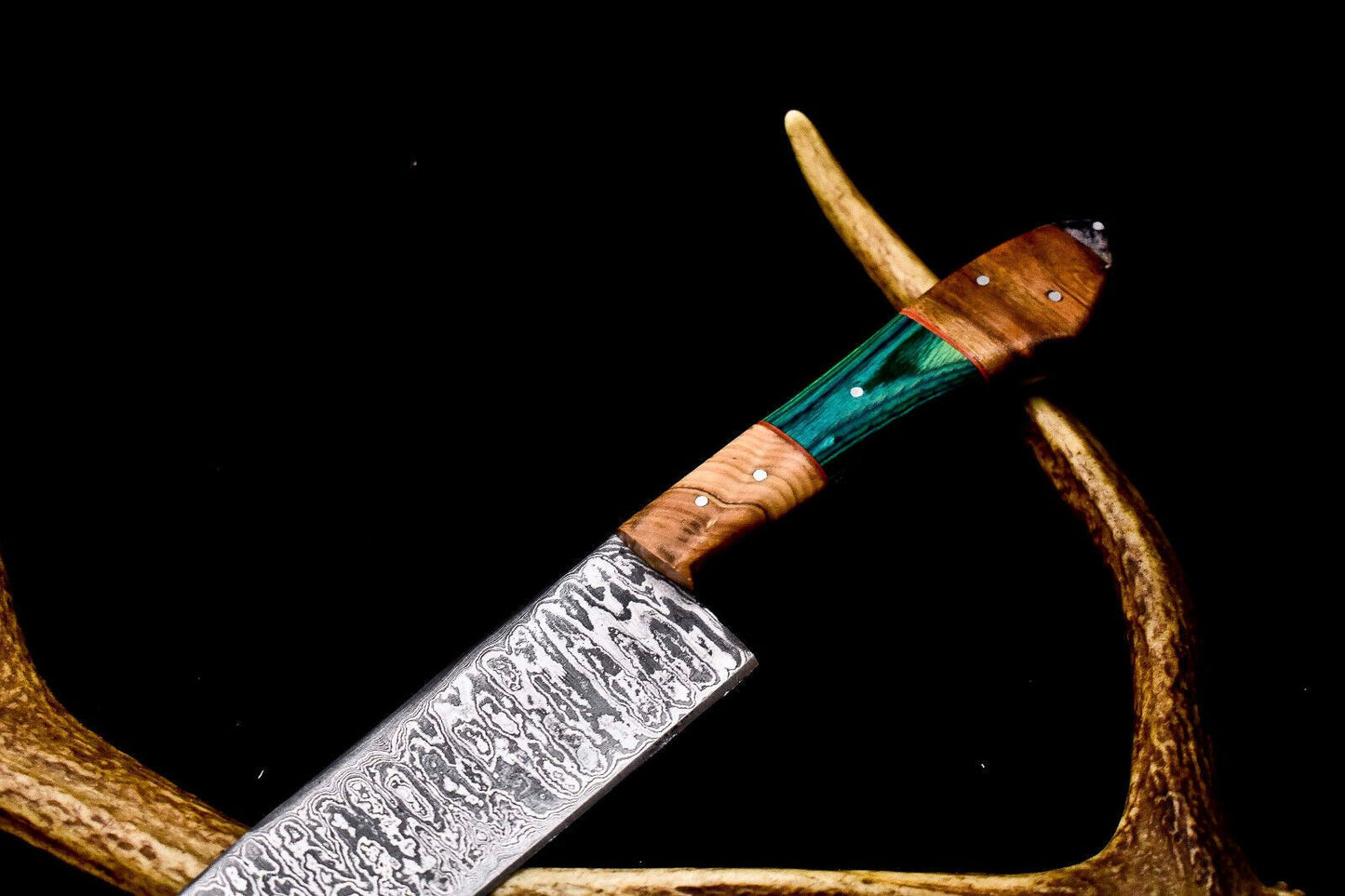 12 Full Tang Damascus Steel Chef Knife  Perfect Gift For Professional Chefs 1