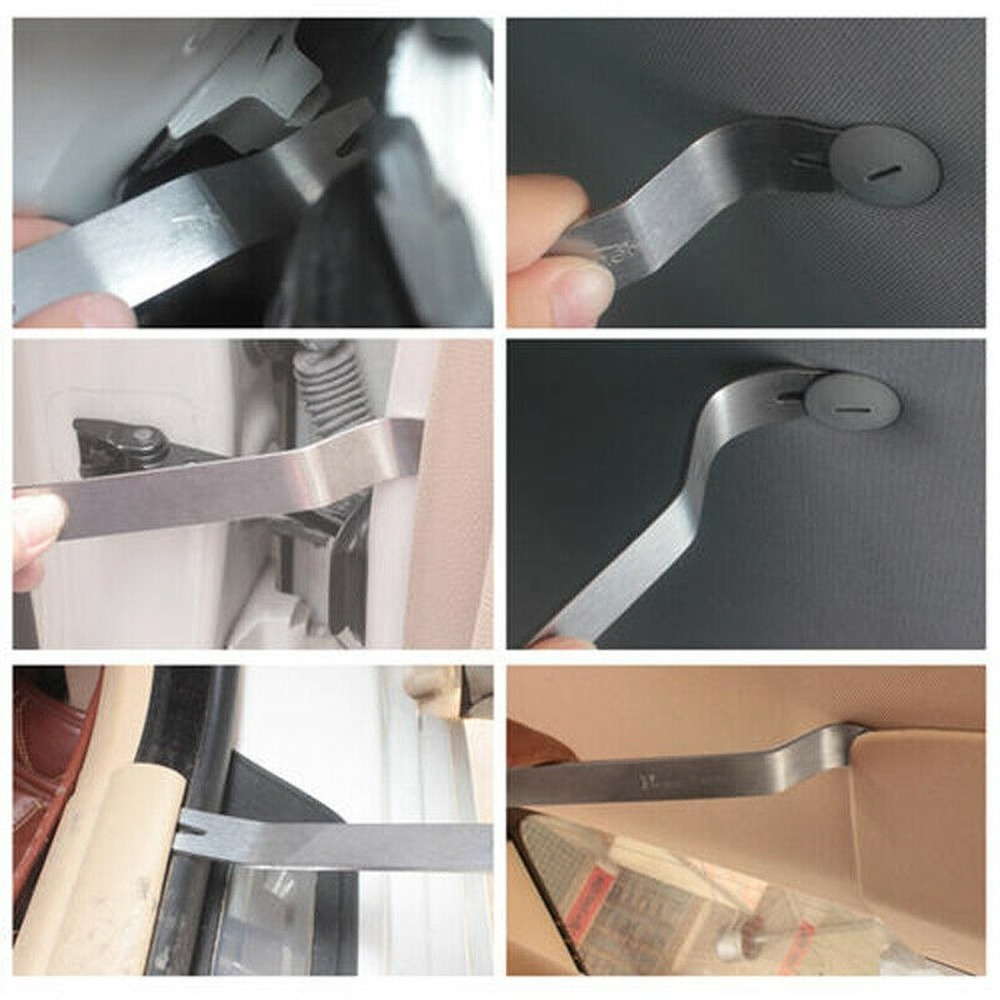 Auto Car Interior Removal Tool Set, Radio Door Panel Trim Dash Pry Tools with Canvas