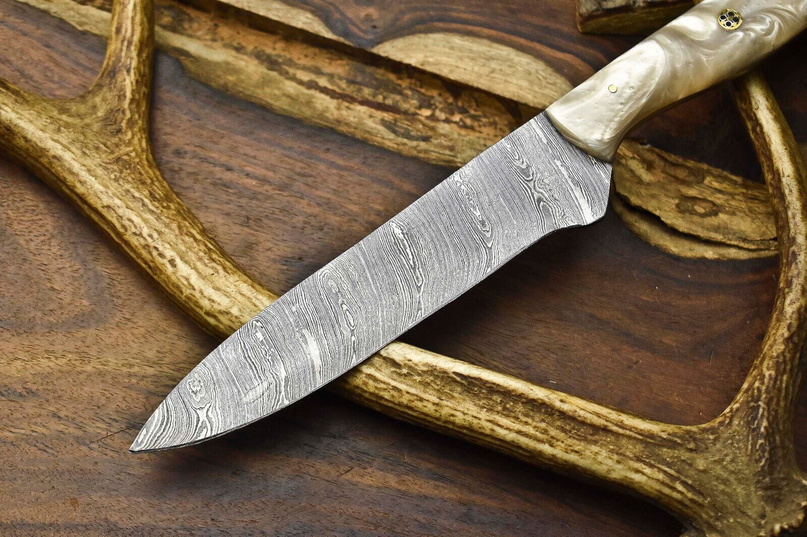 12 Damascus Steel Chef Knife  Artisan Forged Full Tang Kitchen Knife 1
