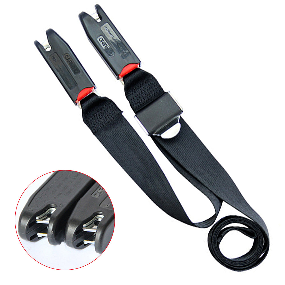 Adjustable Car Child Safety Seat Belt, 2 Point Universal Strap, Isofix Latch Connection Fixing Band