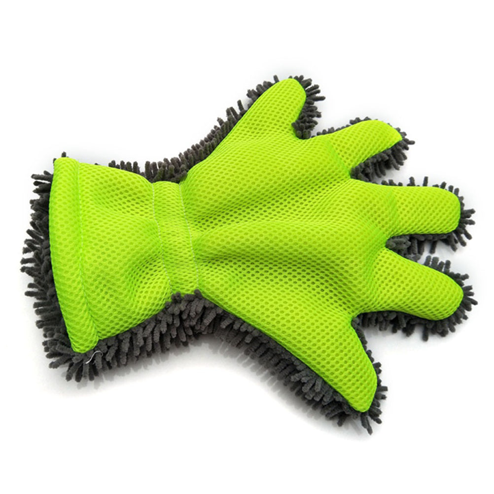 Soft 5 Finger Car Wash Gloves, Cleaning Brush for Car and Motorbike, Quick Dry Towels, Car Styling Kit