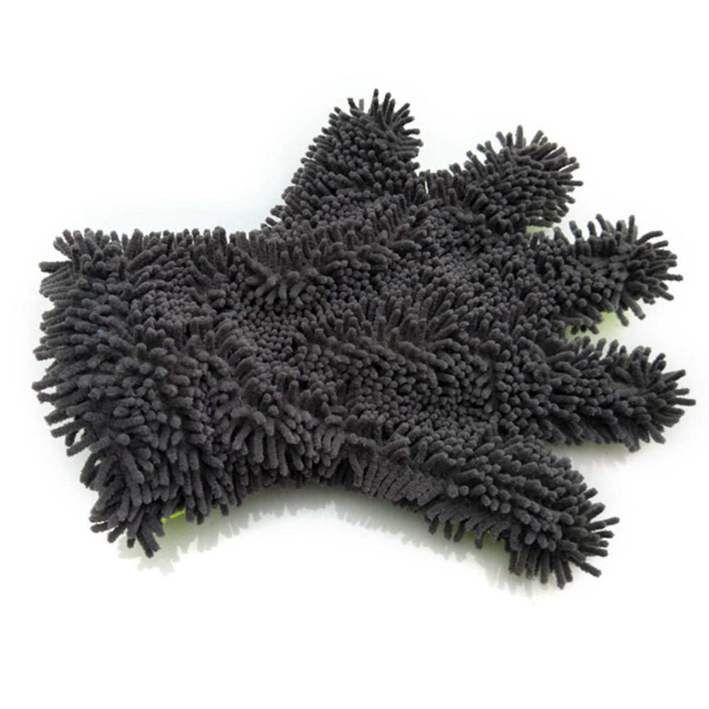 Soft 5 Finger Car Wash Gloves, Cleaning Brush for Car and Motorbike, Quick Dry Towels, Car Styling Kit