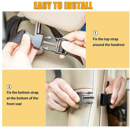 Touch Screen Tablet Holder Car Backseat Organizer Auto Storage Pockets Car Seat Protector For Kids  3