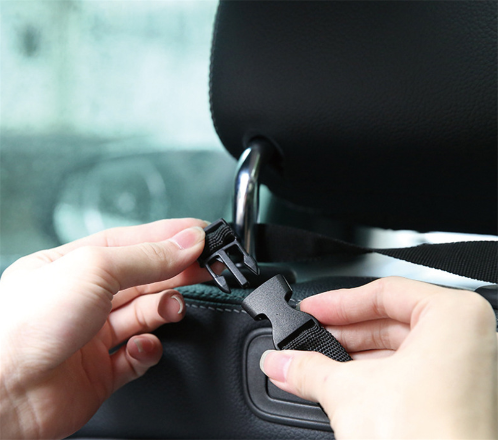 Portable Car Trash Bag, Seat Back Garbage Bag, Interior Storage Box Organizer