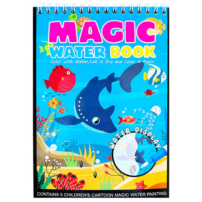 Magical Water Drawing Book Fun Educational Toy Reusable Kids Art Supplies 6