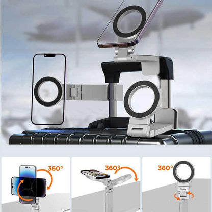 Universal Magnetic Phone Holder Portable Flexible Rotation Bracket Adjustable Mount For Airplane Tr 2