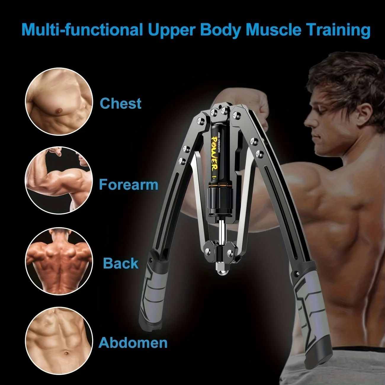 Adjustable Hydraulic Arm Exerciser Strength Trainer 1