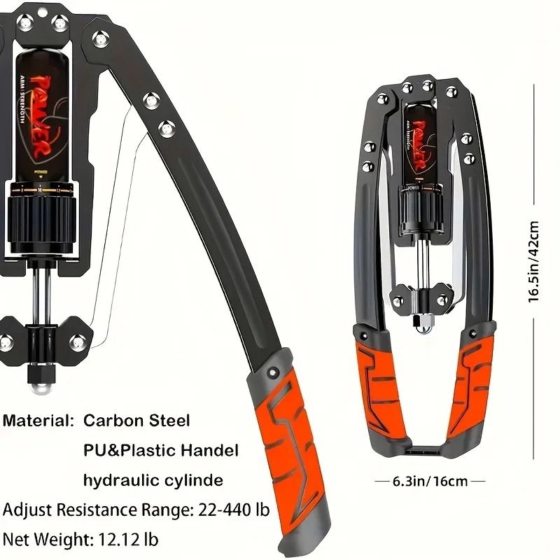 Adjustable Hydraulic Arm Exerciser Strength Trainer 4