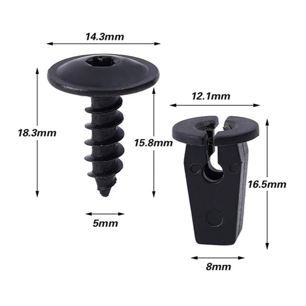 Engine Cover Undertray Screws Mudguard Lining Fastener Clips For Volkswagen AUDI Splashguard Wheel  3