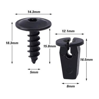 Engine Cover Undertray Screws Mudguard Lining Fastener Clips For Volkswagen AUDI Splashguard Wheel  3