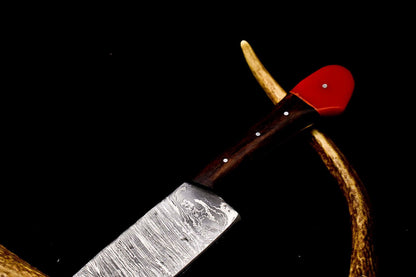 Hand Forged 12 Twist Damascus Chef Knife  Hardwood Handle Gift For HimHer 1