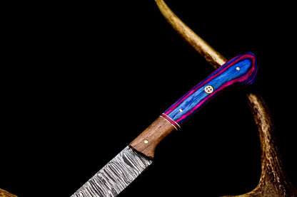 12 Damascus Steel Kitchen Knife  Hand Forged Twist Pattern Perfect Gift For Chefs 1