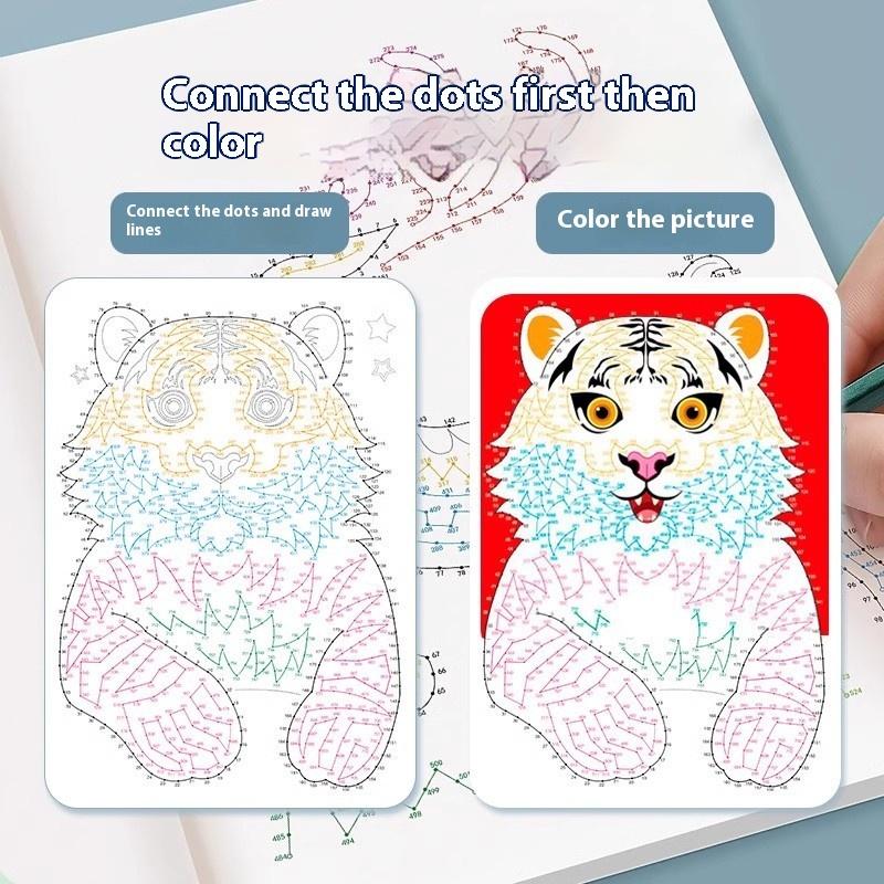 Children's Digital Connectivity And Colouring Book Set, Pattern Focused Training Book