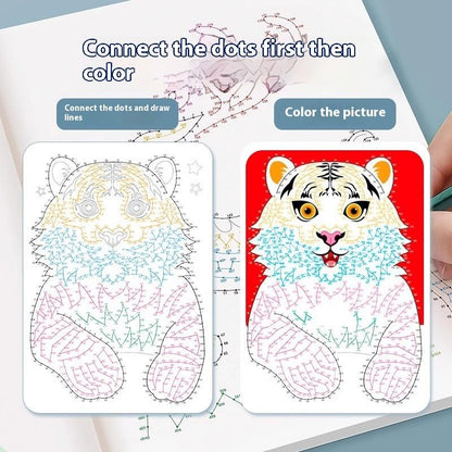 Children's Digital Connectivity And Colouring Book Set, Pattern Focused Training Book