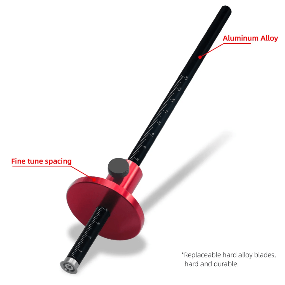 PrecisionLine Wheel Marking Gauge For Woodworking 2