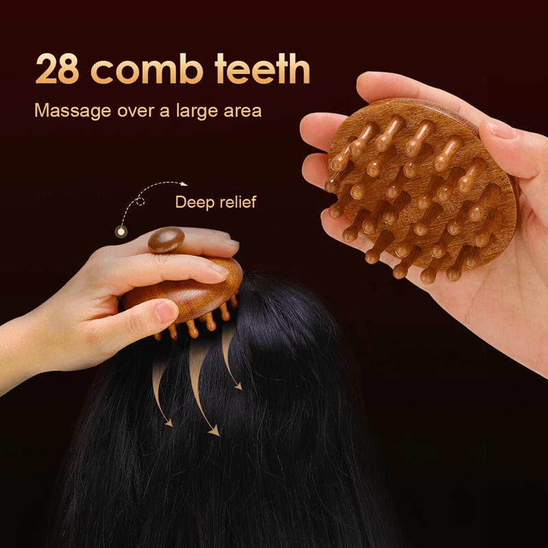 SandalEase Wood Therapy Massage Comb 2