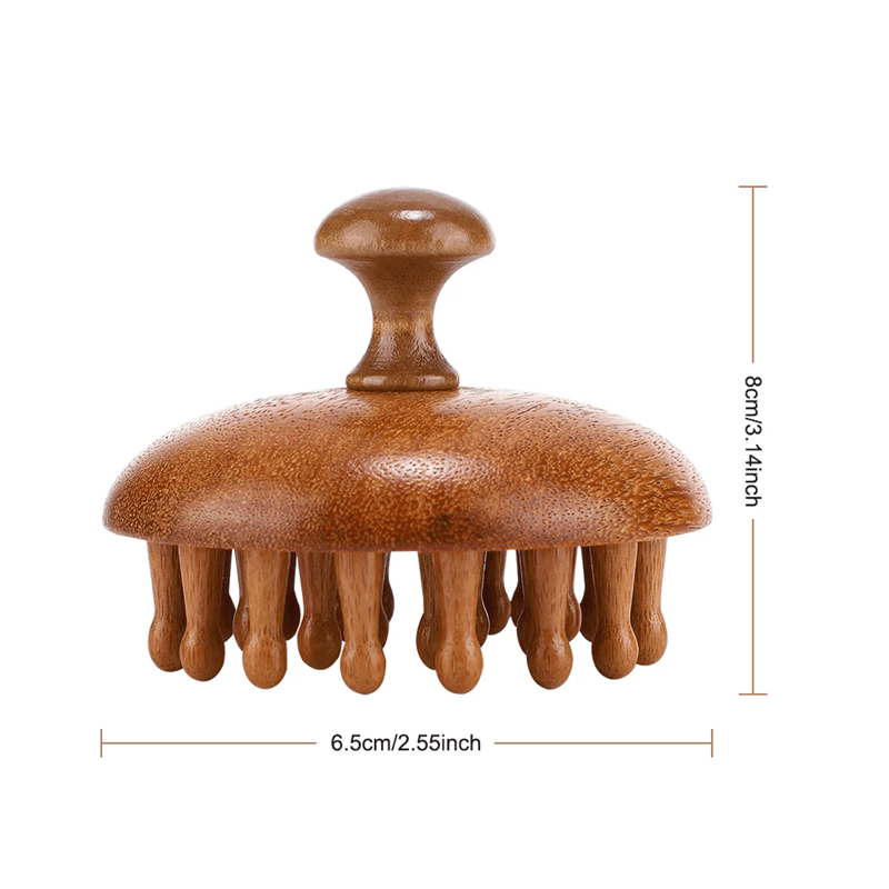 SandalEase Wood Therapy Massage Comb 4