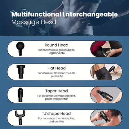 Muscle Relaxation Tool Portable Electric Vibrating Massager Multifunctional Fascia Gun For Sports R 3
