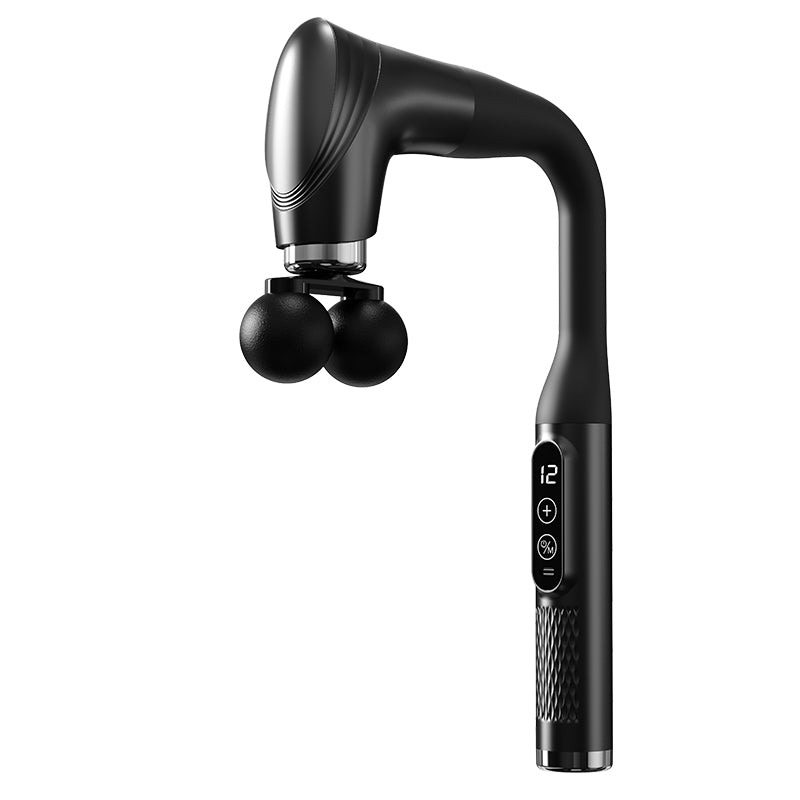 Deep Tissue Percussion Massager Long Handle Handheld Fascia Gun Adjustable Speed Muscle Massager Fo 5