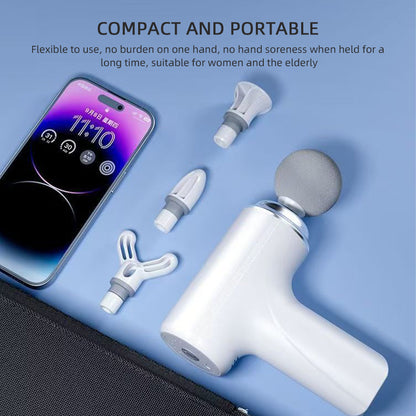 Deep Tissue Electric Percussion Massager Professional Fascial Massage Gun 6 Gears Therapy Tool For  1