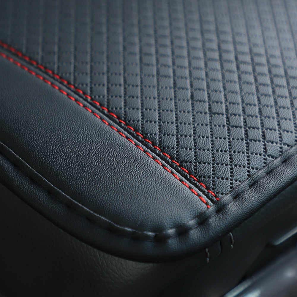 Waterproof Anti Fouling Car Armrest Cushion Comfortable Embossed Central Control Cushion Automotive 1