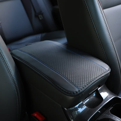 Waterproof Anti Fouling Car Armrest Cushion Comfortable Embossed Central Control Cushion Automotive 2