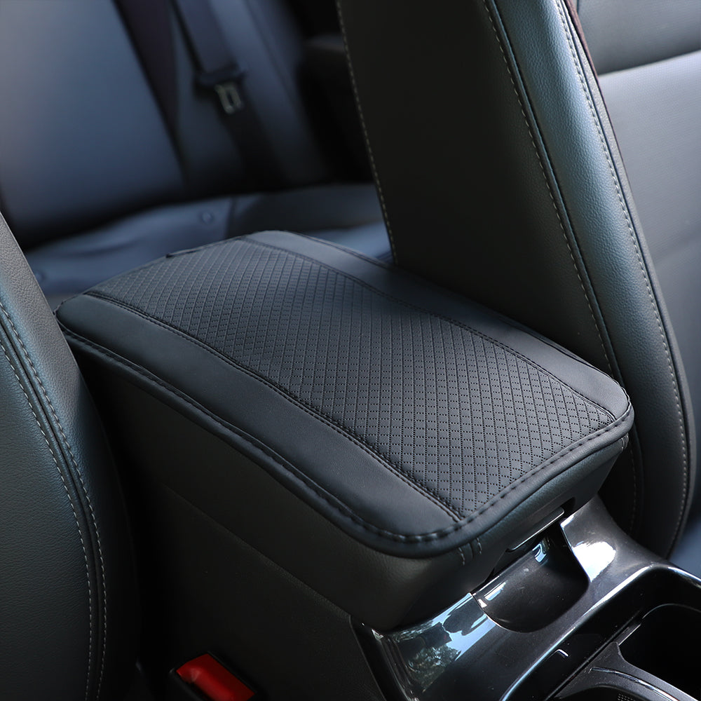 Waterproof Anti Fouling Car Armrest Cushion Comfortable Embossed Central Control Cushion Automotive 3