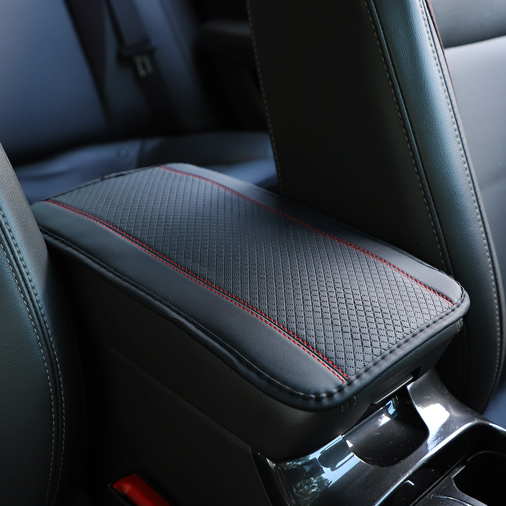 Waterproof Anti Fouling Car Armrest Cushion Comfortable Embossed Central Control Cushion Automotive 6