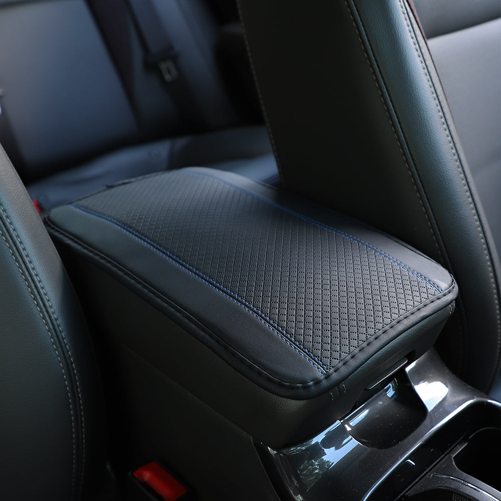Waterproof Anti Fouling Car Armrest Cushion Comfortable Embossed Central Control Cushion Automotive 7