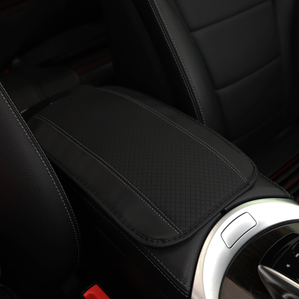 Waterproof Anti Fouling Car Armrest Cushion Comfortable Embossed Central Control Cushion Automotive 8
