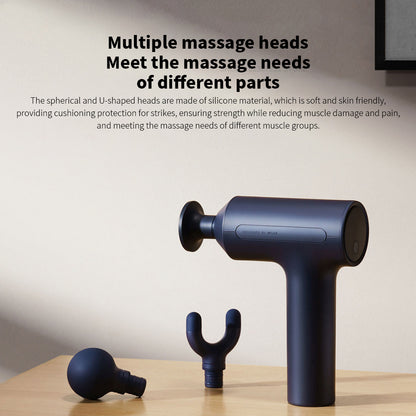 Sports Massage Gun 2450mAh Fascia Gun 3 Strength Feedback 25kg Thrust 10mm Deep Tissue Relaxation 3 4