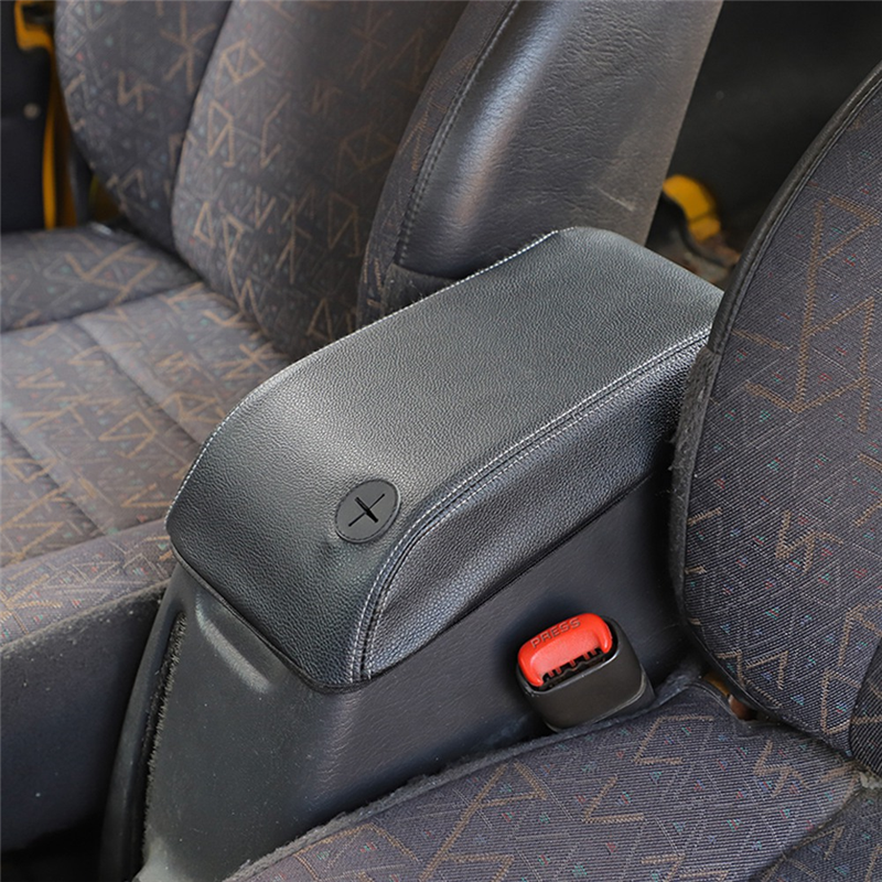 Jeep Center Console Cover, Black Armrest Pad, Interior Accessories Box