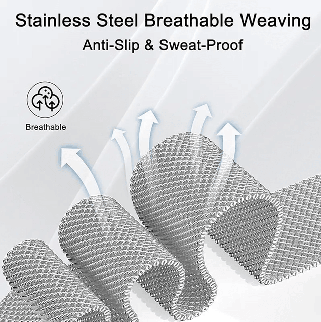 Premium Milanese Mesh Strap For Apple Watch Stainless Steel Band 3