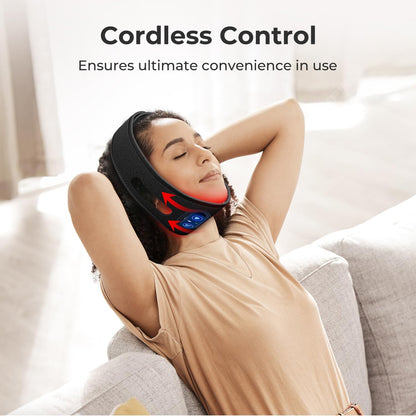 Wearable Infrared Light Therapy Belt Wireless Multi Function Pain Relief For Neck Chin Hand Wrist L 2