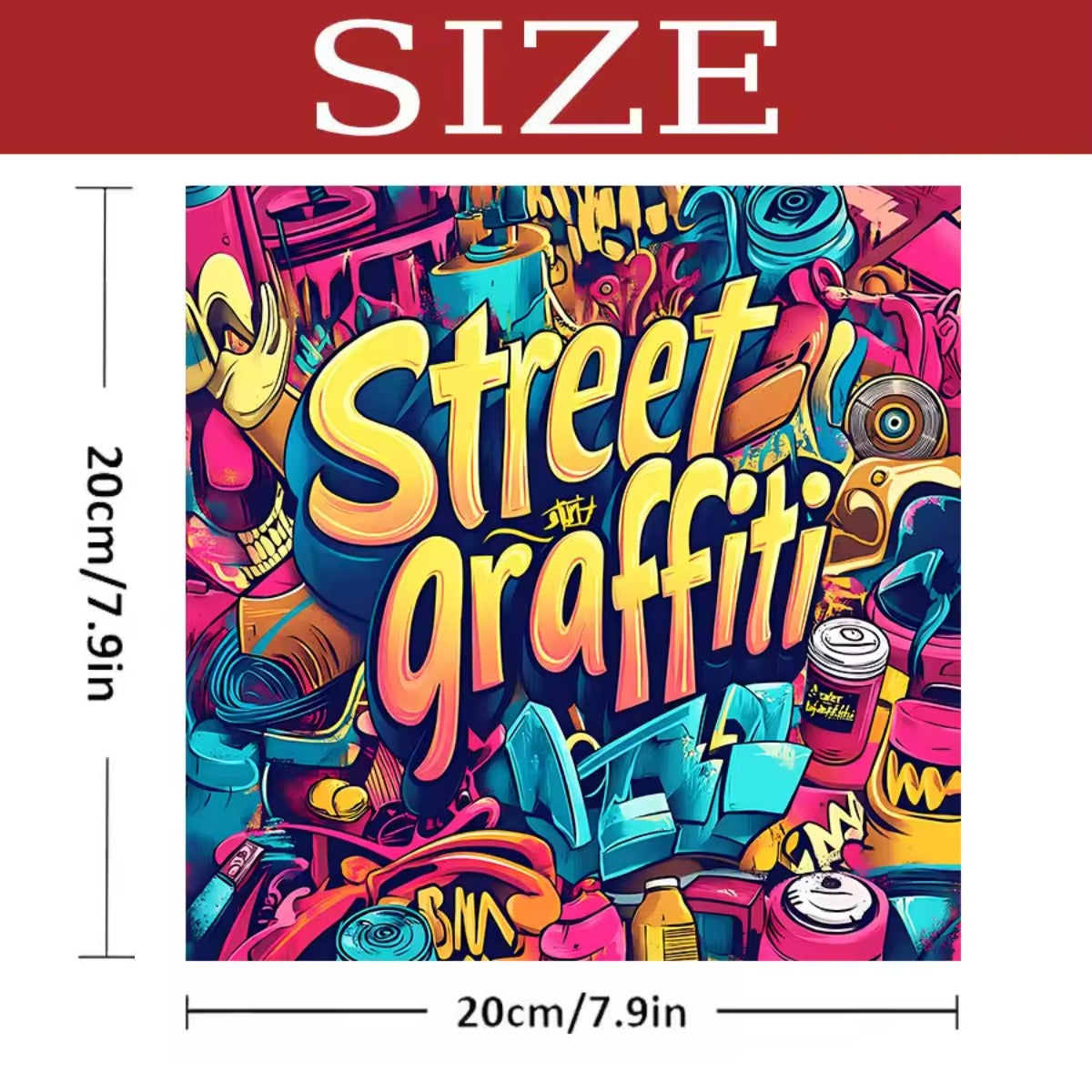 Joint Graffiti Colouring Book, Adult Picture Book, Art Therapy Gift