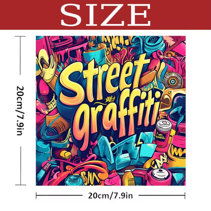Joint Graffiti Colouring Book, Adult Picture Book, Art Therapy Gift