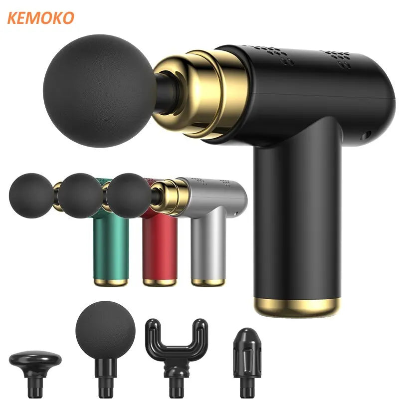 Gout Pain Relief Body Massager, Deep Tissue Muscle Relaxation, Portable Mini Massage Gun Pistol, Facial Massager