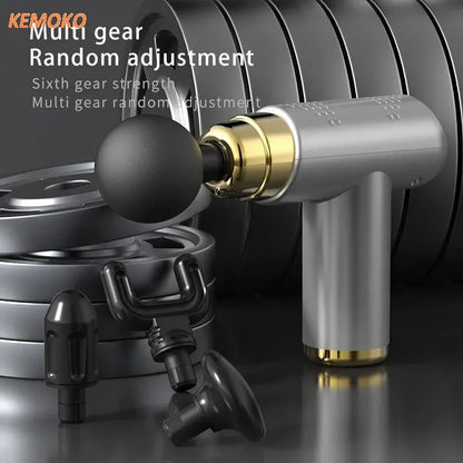 Gout Pain Relief Body Massager, Deep Tissue Muscle Relaxation, Portable Mini Massage Gun Pistol, Facial Massager