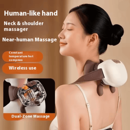 Cervical Comfort Heated Neck Massager With Deep Kneading And Heat Therapy 3