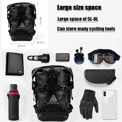 Waterproof Crash Bar Tool Bag For Adventure Motorcycles 2