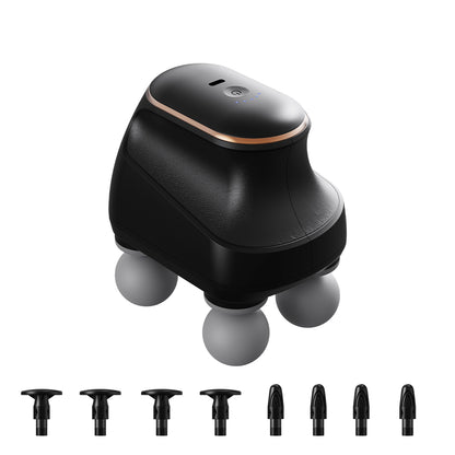 Four Head High Frequency Massage Gun, Portable Fascia Gun Muscle Massager, Neck Shoulder Waist Relief