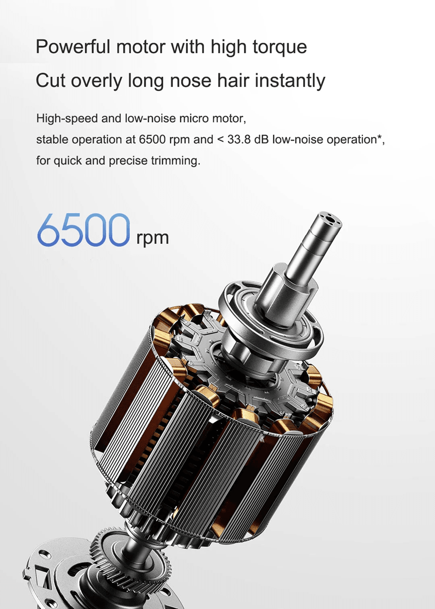 Xiaomi Mijia GentleGauge Rechargeable Nose Ear  Eyebrow Trimmer 2
